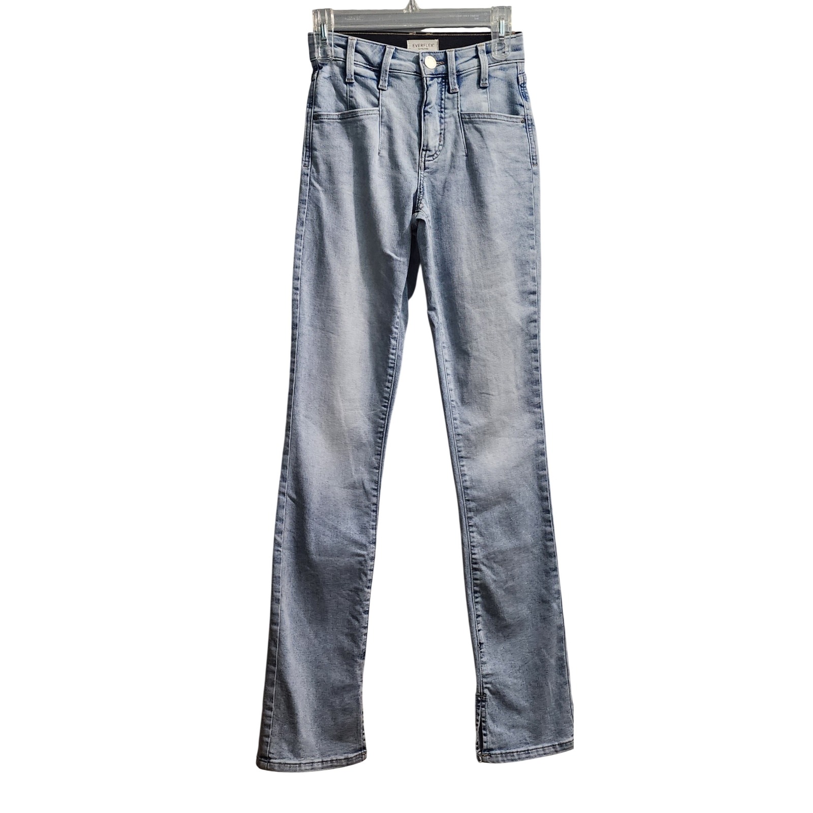 Everflex By Maurices Women's Size 0 Extra Long High Rise Slim Boot Jeans Light